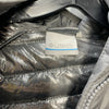 Columbia Powder Lite Mid Hooded Omni-Heat Jacket Sliver Long Puffer Coat Size XS