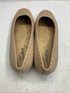 Trotters T2217-130 Dixie Leather Ballet Flat Beige Women's Size 7WW Slip-on Shoe