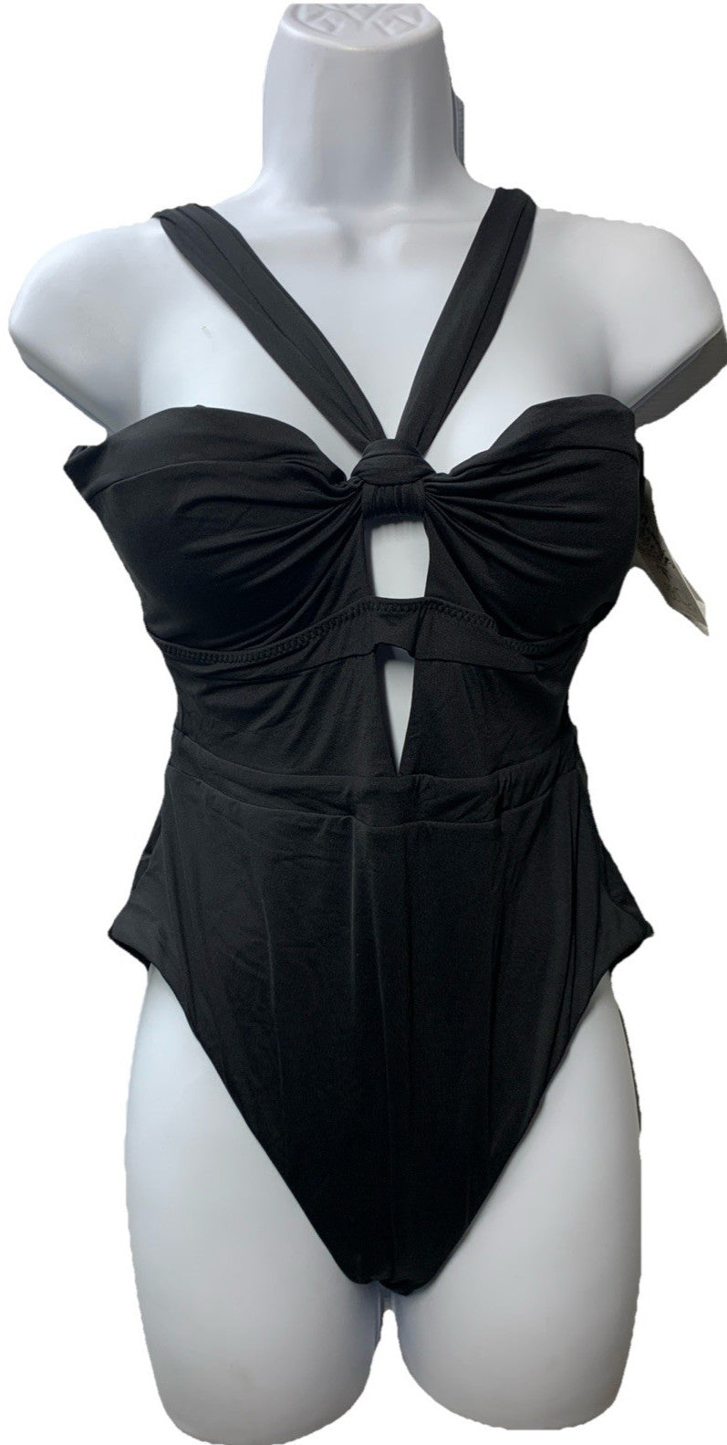 Becca Virtue Color Code Rylie Convertible Bandeau One Piece Swimsuit Size Large