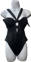 Becca Virtue Color Code Rylie Convertible Bandeau One Piece Swimsuit Size Large