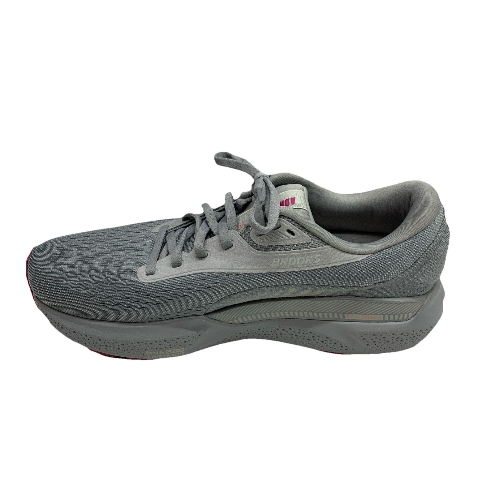 Brooks Adrenaline Sneakers Women's Running Shoes Lace-up Alloy Zephyr 10.5 USED
