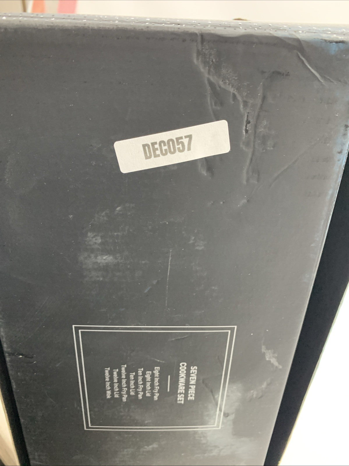 HexClad Hybrid Nonstick 7-Piece Cookware Cooking Pan Set with Lids & Wok - USED