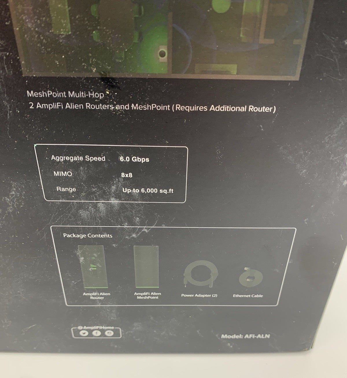 Ubiquiti Amplifi Alien Mesh System AFI-ALN Wi-Fi 6  1x Alien Mesh Point EU Plug