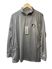 Womens Standard Collegiate Micro Mesh Performance 1/4 Zip Pullover Size 2XL 3406