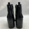 ALDO Womens Hay Ankle Boot Black Size 10 B HAY-001 001-043 Block Heel Almond Toe