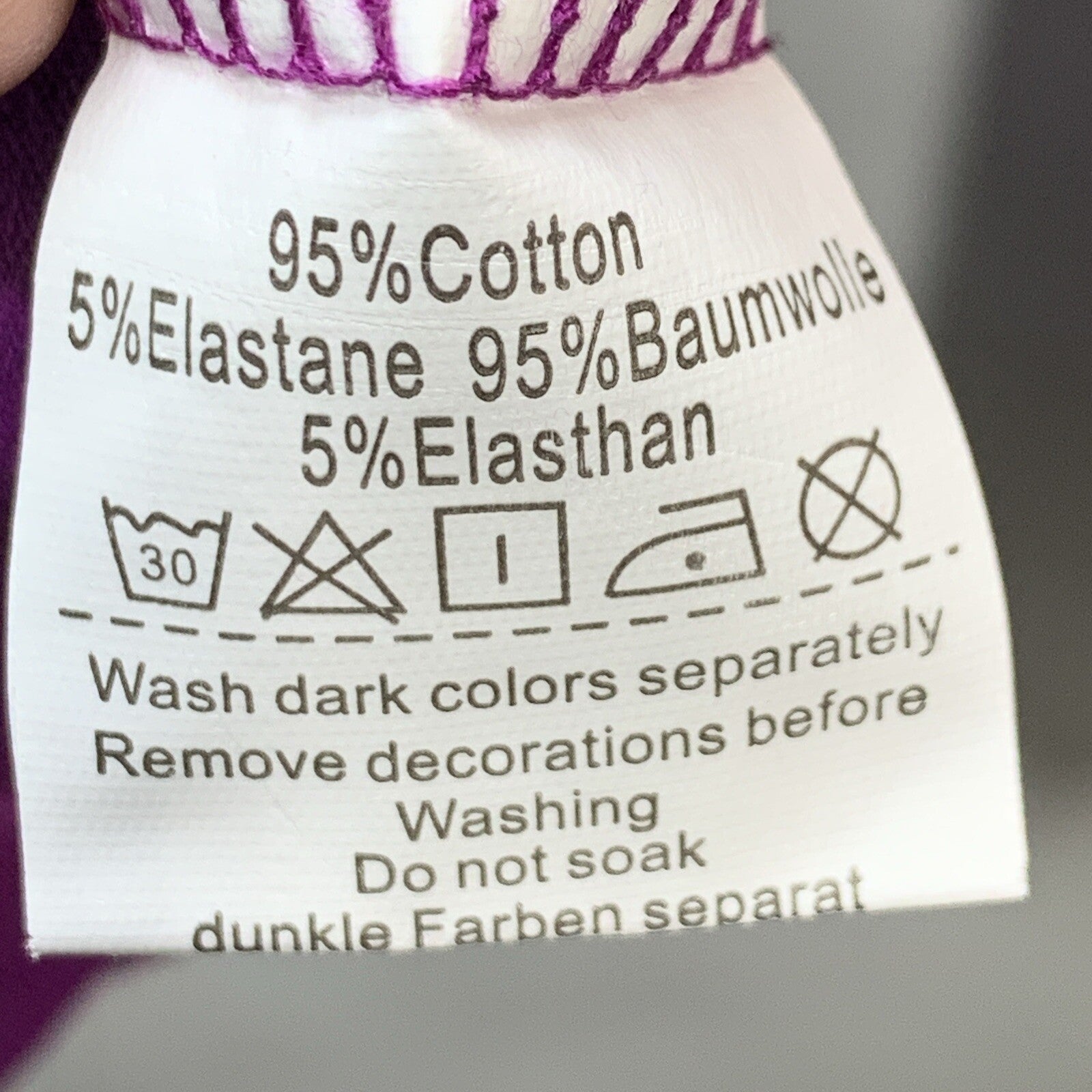 GRACE KARIN Women's Lantern Long Sleeve Blouse Retro Slim Fit Size L Purple