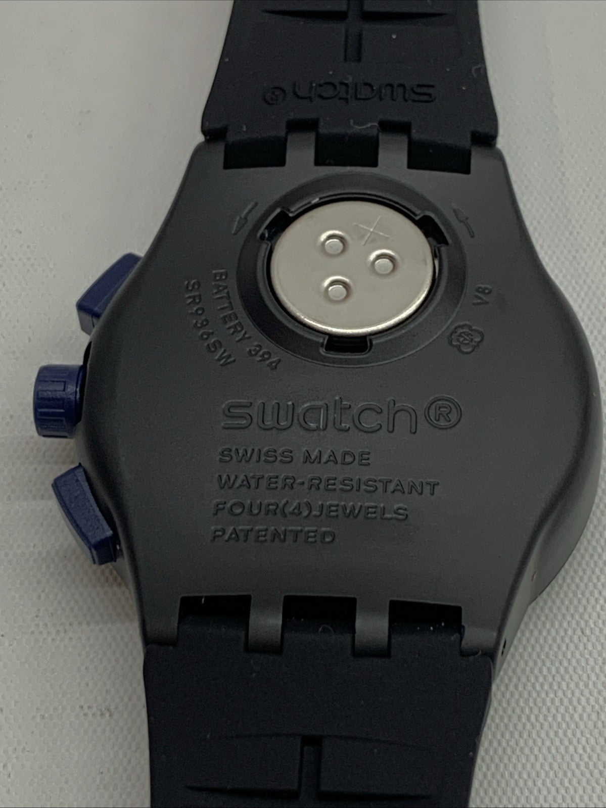 Swatch Men's Swiss Homme Quartz Chronograph SR936SW Water Resistant 4 Jewels