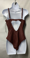 S3 Swim Women's Underwire One Piece Swimsuit Size Medium Swimwear Sangria 603