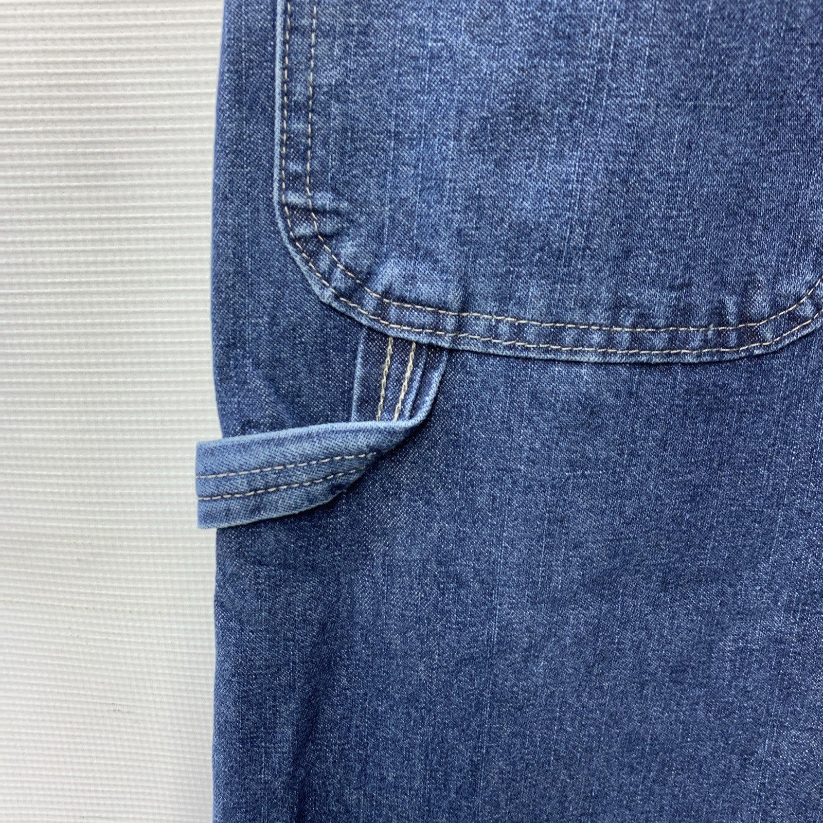 Wrangler Authentics Men's Classic Carpenter Jeans Size 36Wx34L Blue Long Pants