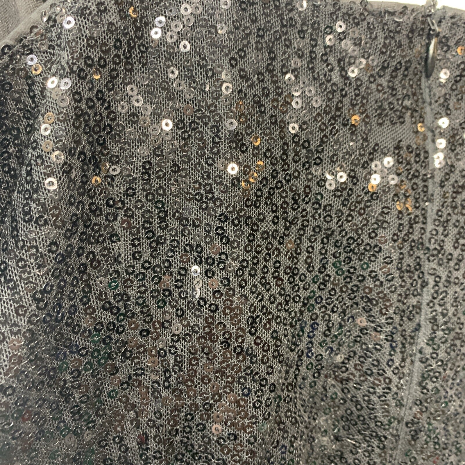 GRACE KARIN Sequin Dress Wrap V-Neck Ruched Bodycon Spaghetti Strap Black Large