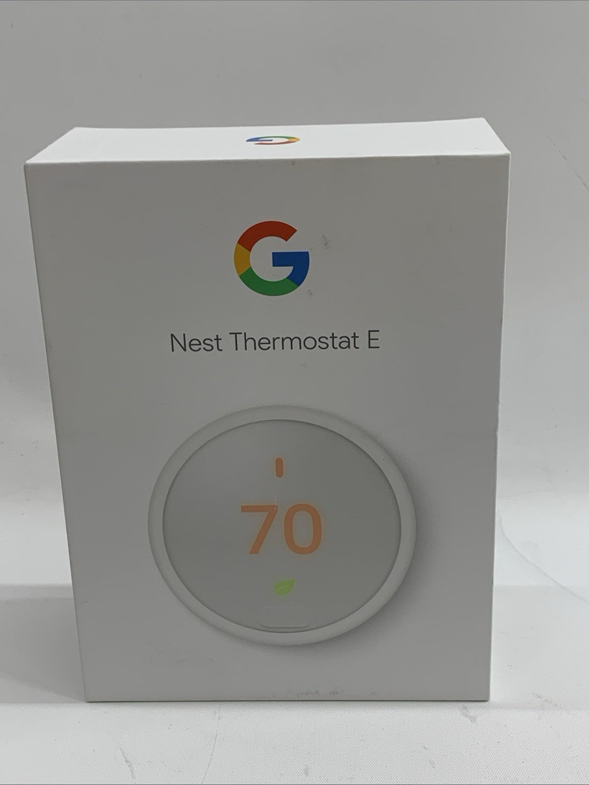 Google Nest Thermostat E - Programmable Smart Thermostat T4000ES for Home White
