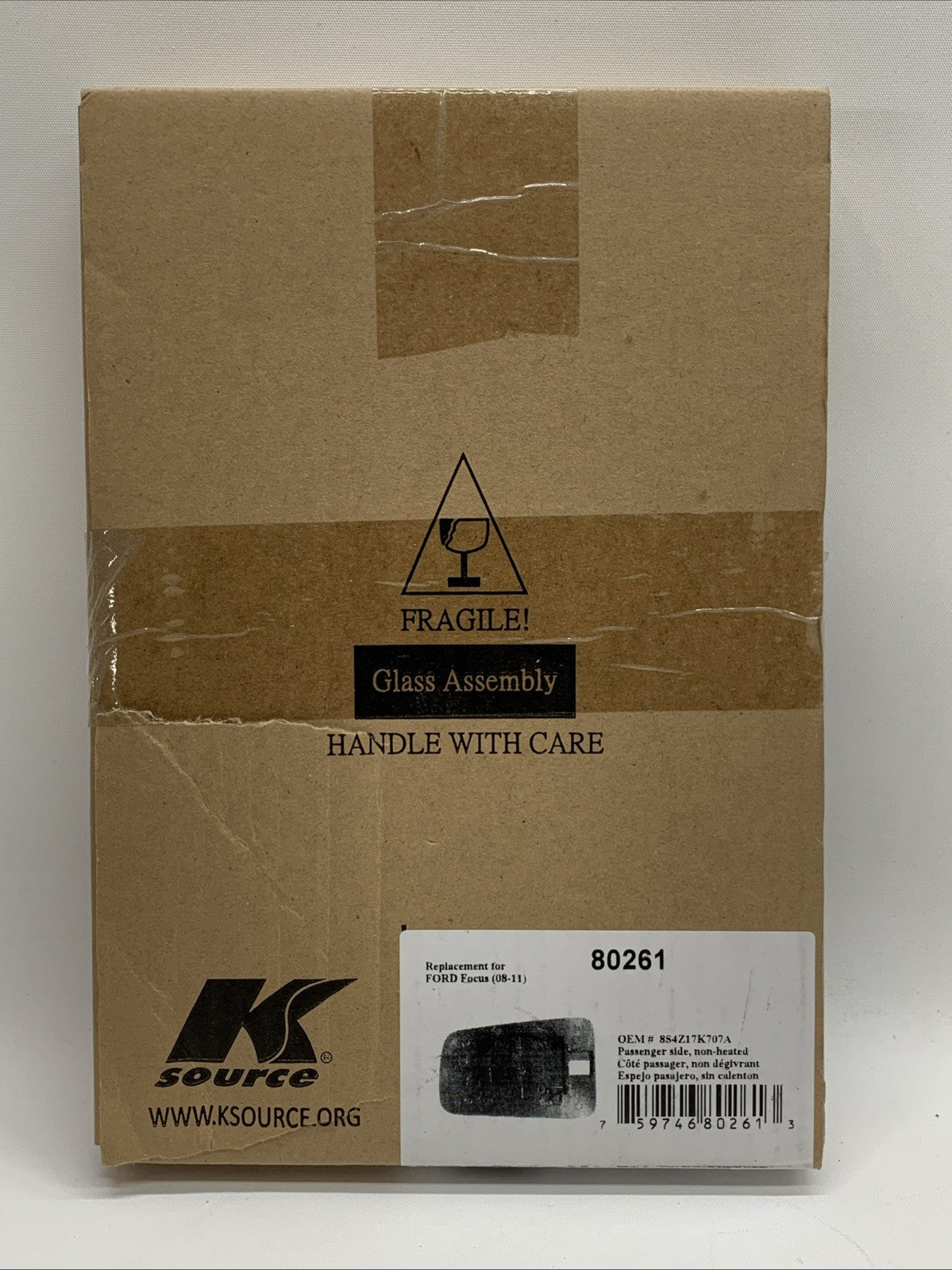 Passenger Side Mirror Glass Backing Plate Non-heated For 2008-2011 Ford Focus