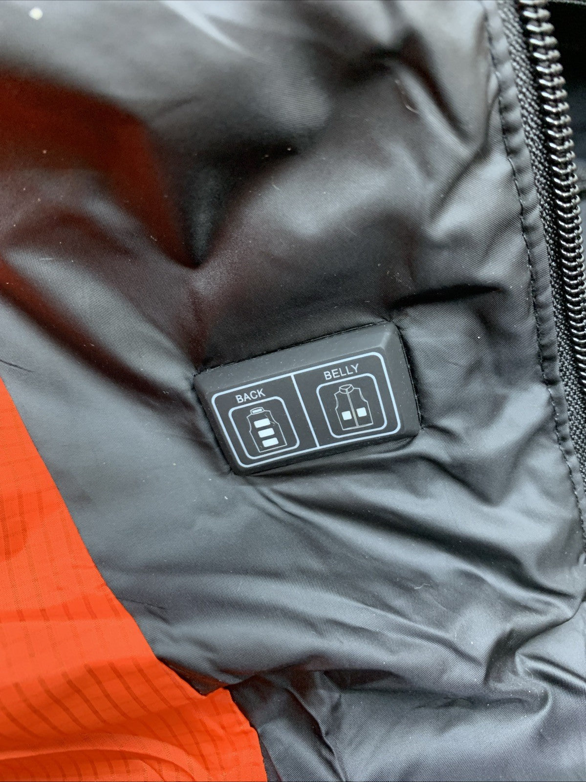 LABCOOL Unisex Heated Vest Size XL Sleeveless Full Zip with 7.4V Battery Pack