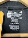 Carhartt Womens Midweight Cotton Blend Waffle Zip Front Union Suit Size XL Black