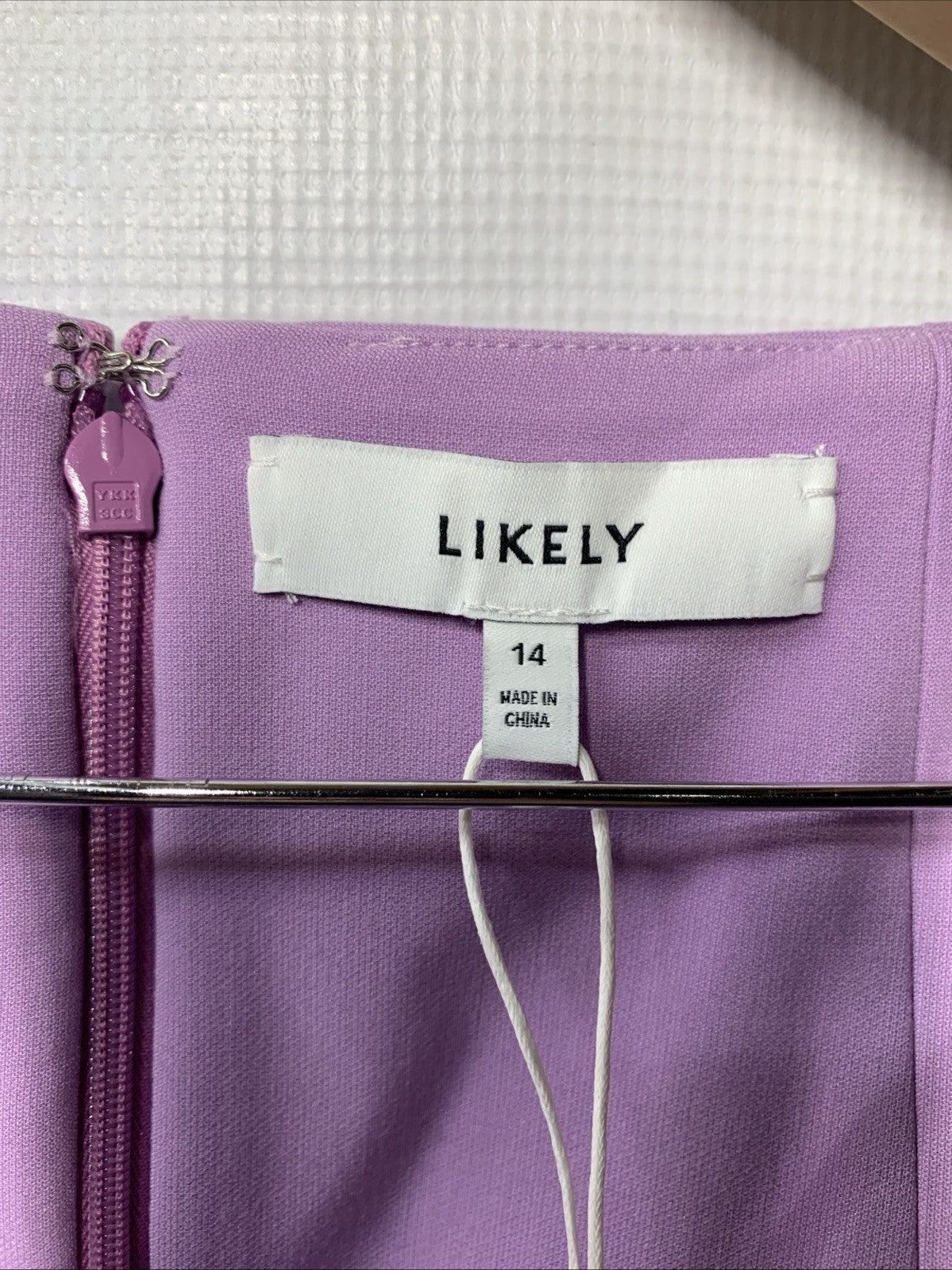 LIKELY Women's Chandra Short Dress Purple Cocktail Party Size 14 Sleeveless