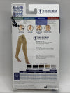 Truform Stockings Thigh High Open Toe Dot Top: 20-30 mmHg M BEIGE 0868BG-M Pair