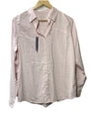 Huk Women's Standard Tide Point Long Sleeve Collared Fishing Shirt Pink Medium