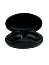 Open Ear Clip On Headphone Bluetooth 5.3 Wireless Earbud 4 HD Mic Earphone Black
