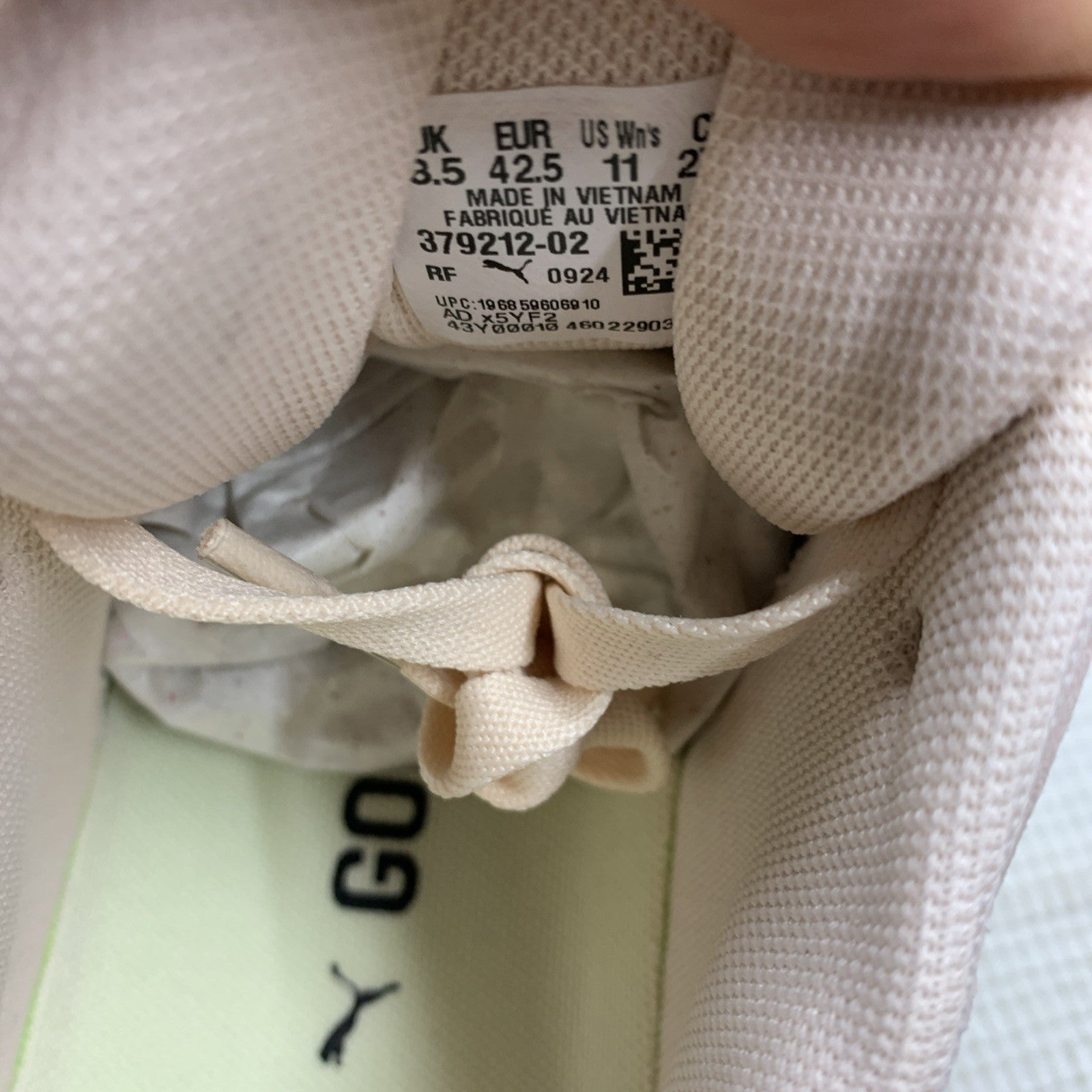 Puma Cali G 379212-02 Rosebay Women Spikeless Golf Shoes Lace-up Size 11 Low-top