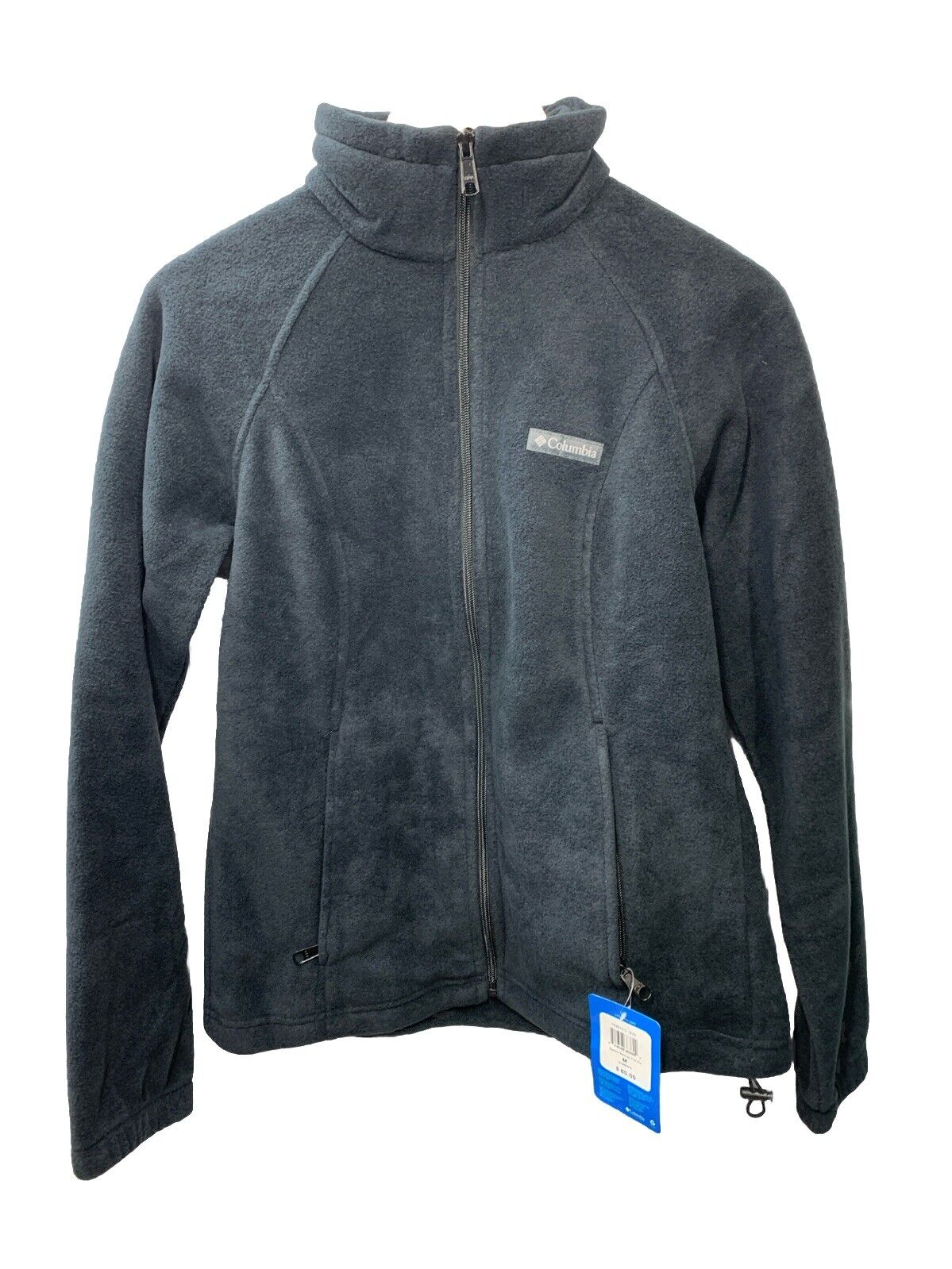 Columbia Women's Benton Springs Full Zip Fleece Jacket Black Size M Long Sleeve