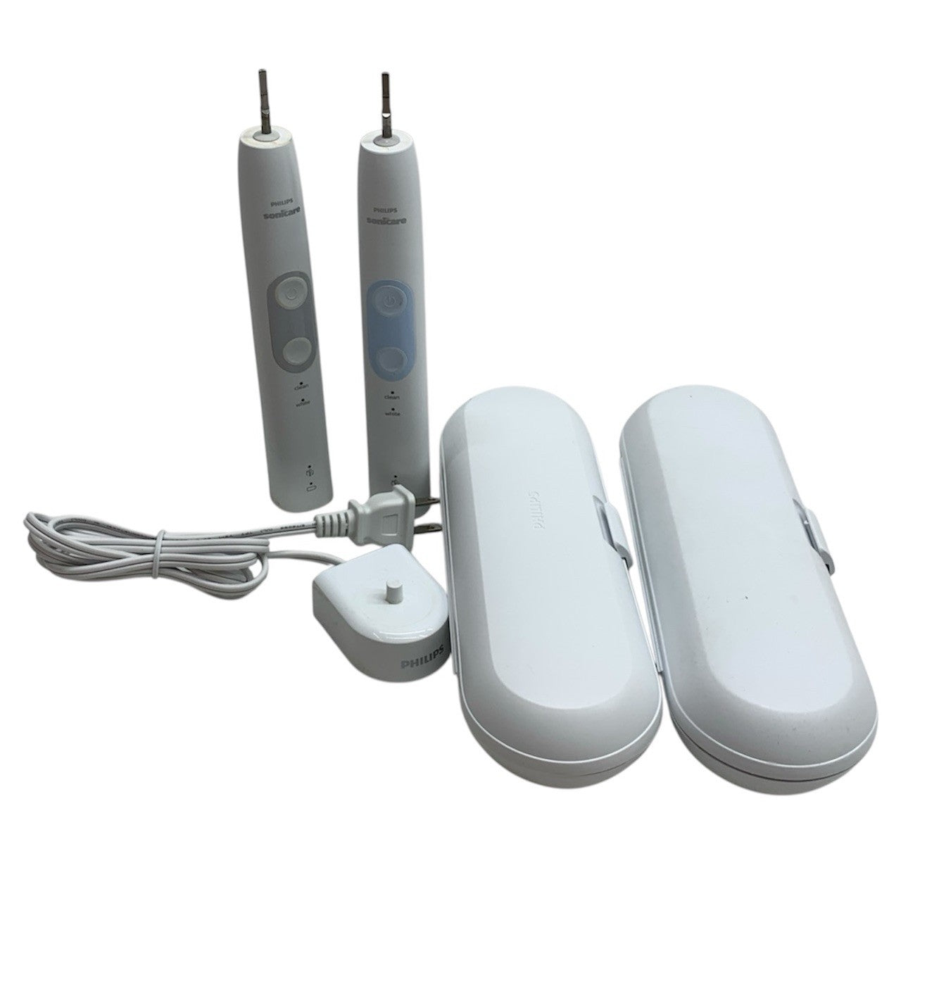 2 Philips Sonicare Optimal Clean Rechargeable Electric Toothbrush HX686W HX686P