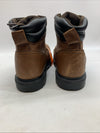 Iron Age Hauler 6” Plain Toe Waterproof Work Boot Size 8.5 Brown IA0160 Lace-up