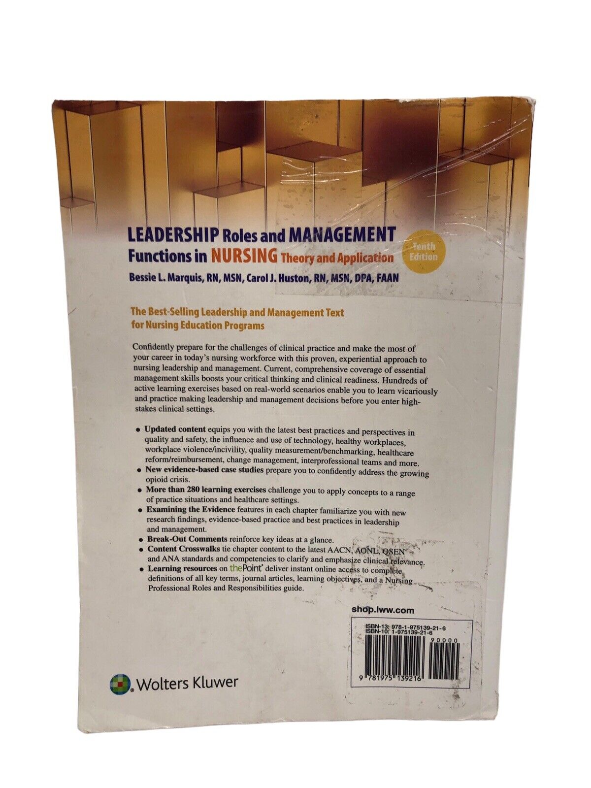 Leadership Roles and Management Functions in Nursing Bessie L. Marquis, Carol H