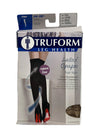 TRUFORM Leg Health 20-30mmHg Opaque Thigh High Stockings Beige Large Open Toe
