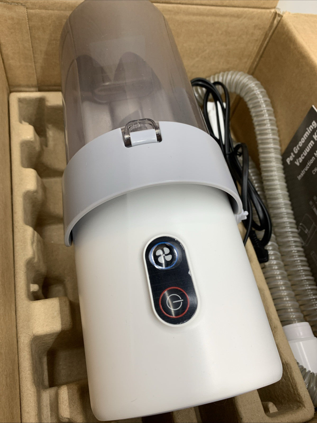 Dog Grooming Vacuum and Kit, Clipper Nail Trimmer Grinder M71 (CW-TMQ5N1-2L)