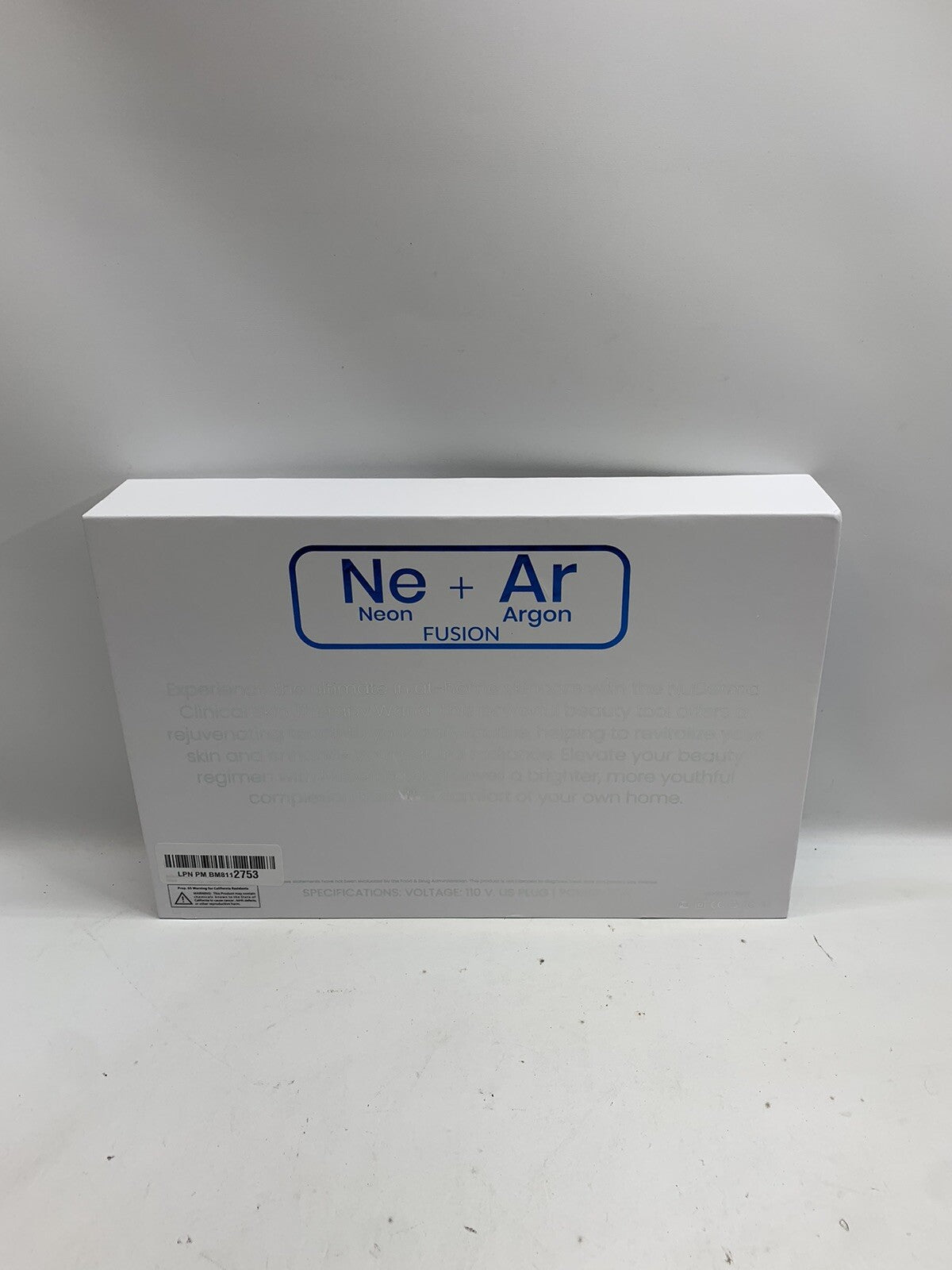 Pure Nuderma Clinical Neon/Argon High Frequency Skin Therapy Wand- 6 Applicators