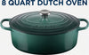Le Creuset Signature Oval Cast Iron Dutch Oven Cookware 8 qt. 33 cm Artichaut