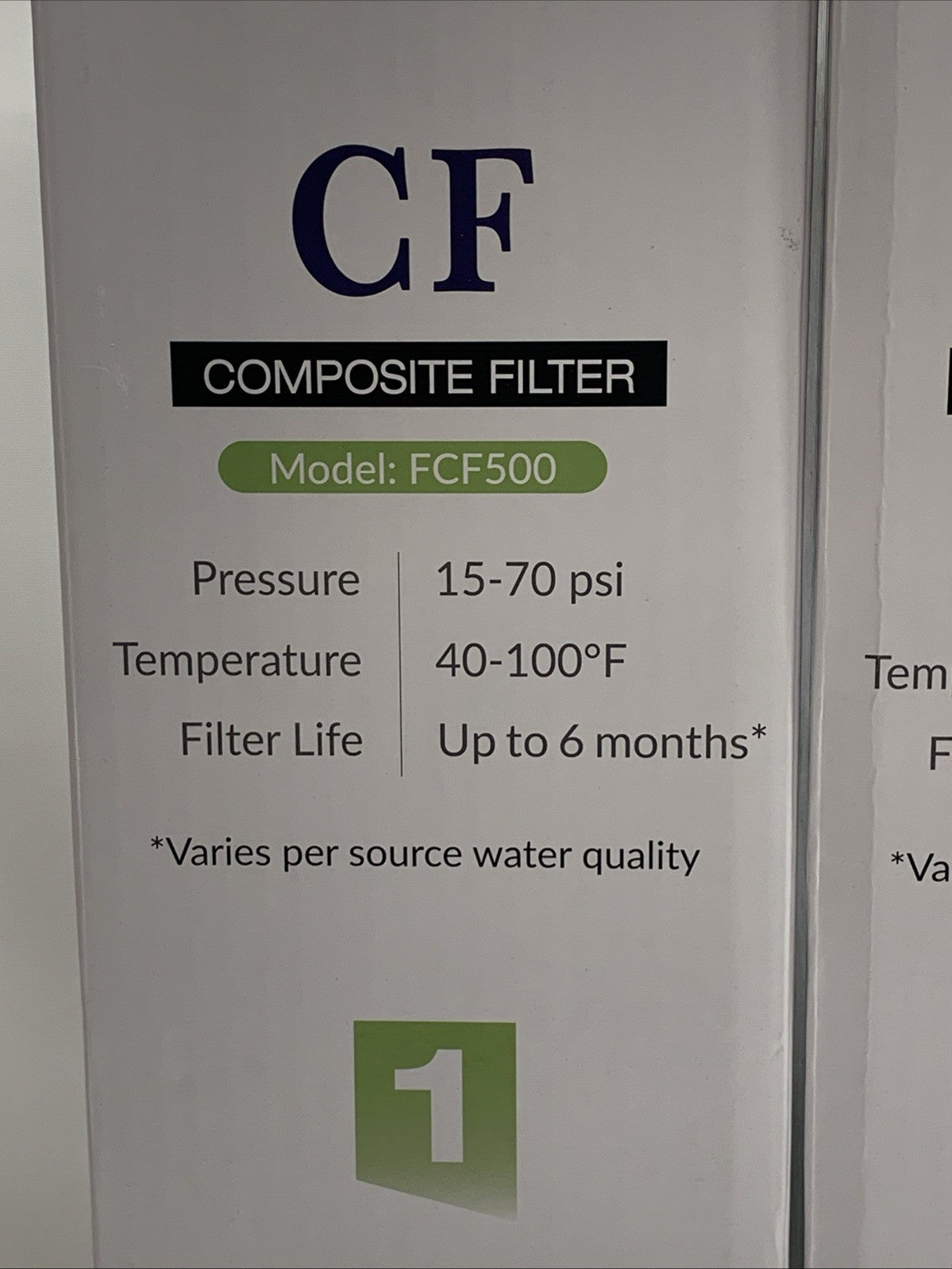 iSpring FCA500 Carbon Alkaline Composite Filter Replacement Cartridge for RO500