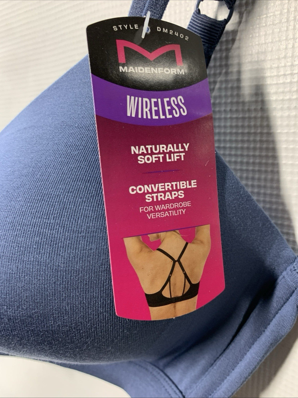 Maidenform Women's Wireless T-Shirt Bra Everyday Luxe Bra Soft Lift Size 36D