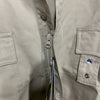 Condor Class B Twill Shirt Size 4XL (20-20.5) Men’s Khaki Zip Up With Buttons
