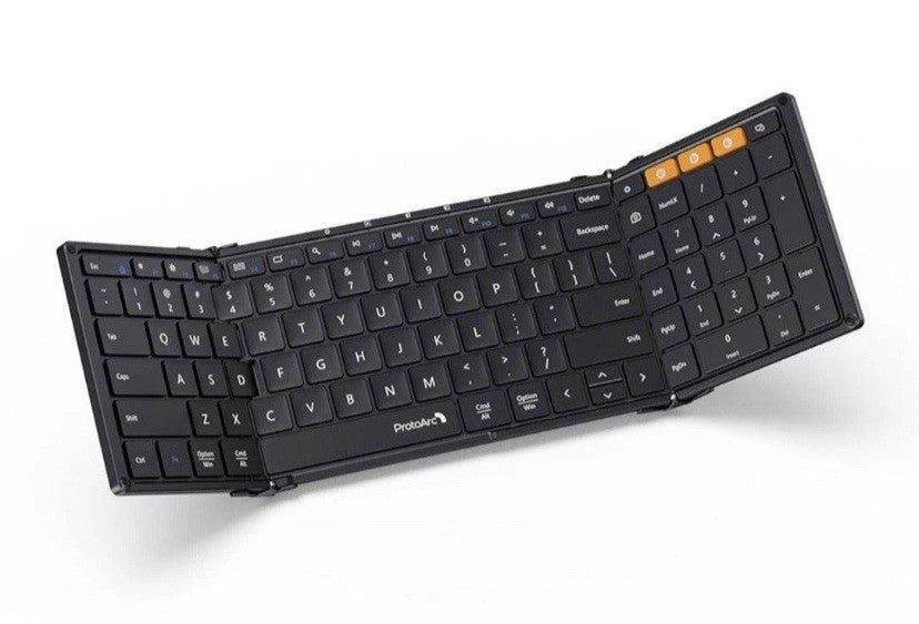 ProtoArc Keyboard XK01 Foldable Full-size Wireless Bluetooth Portable Keyboard