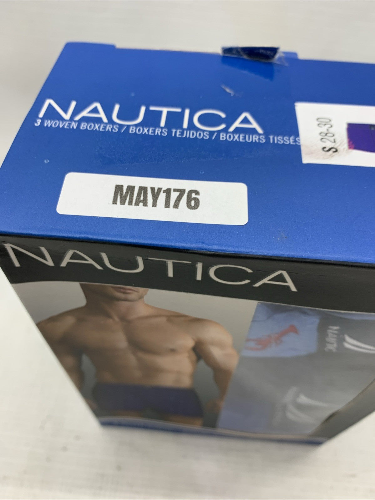 Nautica Woven Boxers Short Underwear Classic Fit Tagless Size Small - 3 Pack