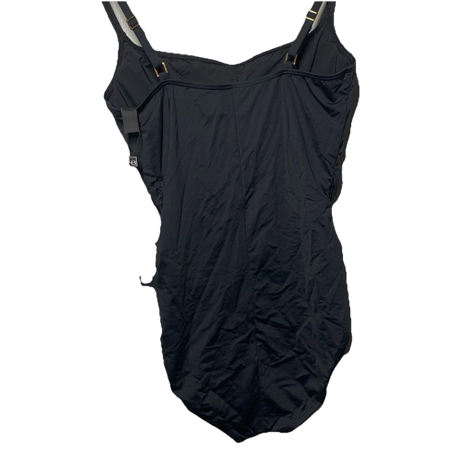 La Blanca Women's Standard Island Goddess Lingerie One Piece Swimsuit, Black, 12