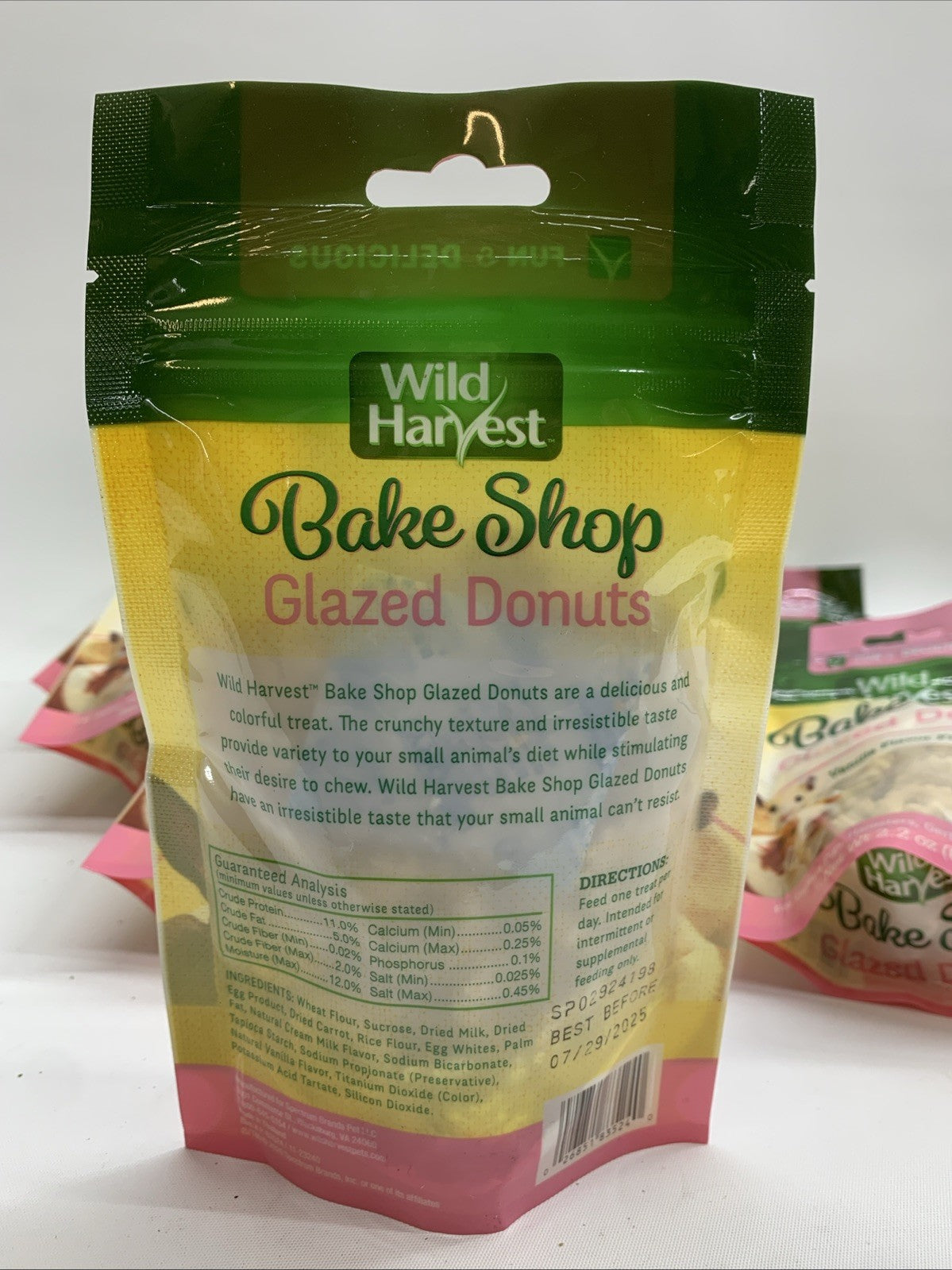 Nutritious Glazed Donut Treats for Guinea Pigs, Hamsters & Rabbits - Lot Of 10