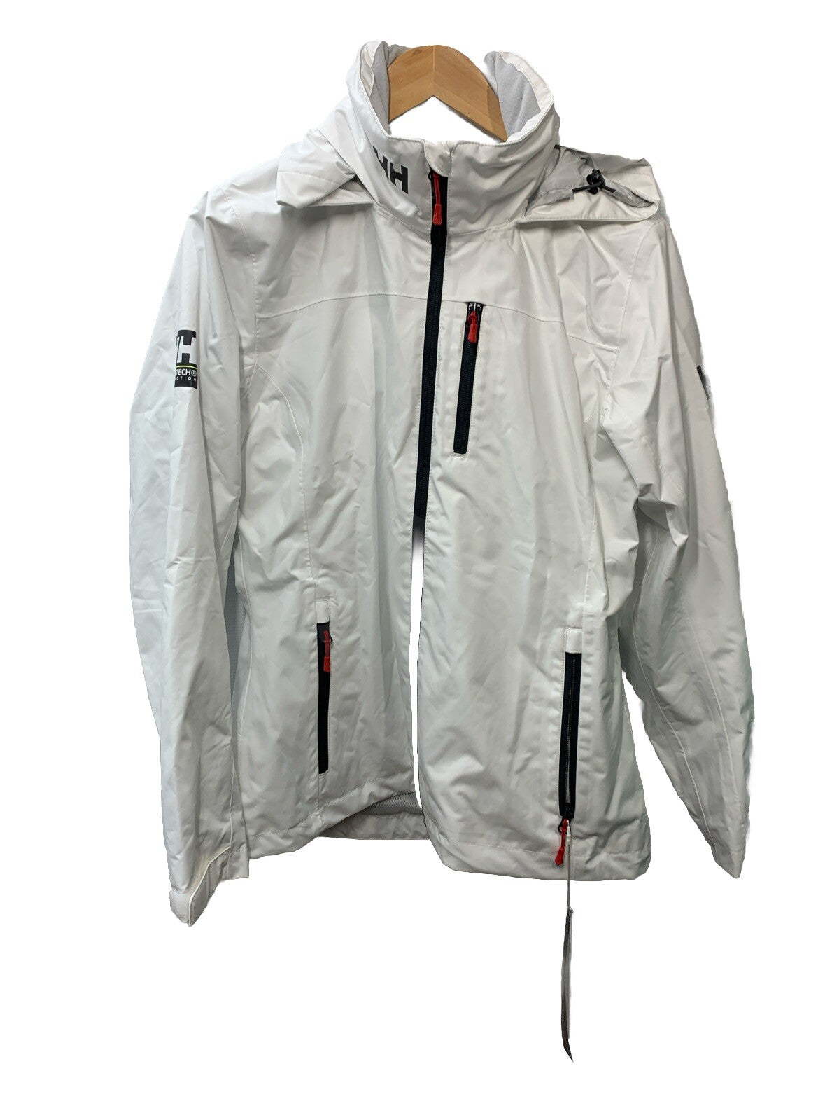 Jackets Universal women Helly Hansen Crew Hooded Midlayer 33891001 White Size L