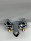 Delta B2510LF Centerset Bathroom Faucet Chrome 2-Handle Bathroom Sink Faucet