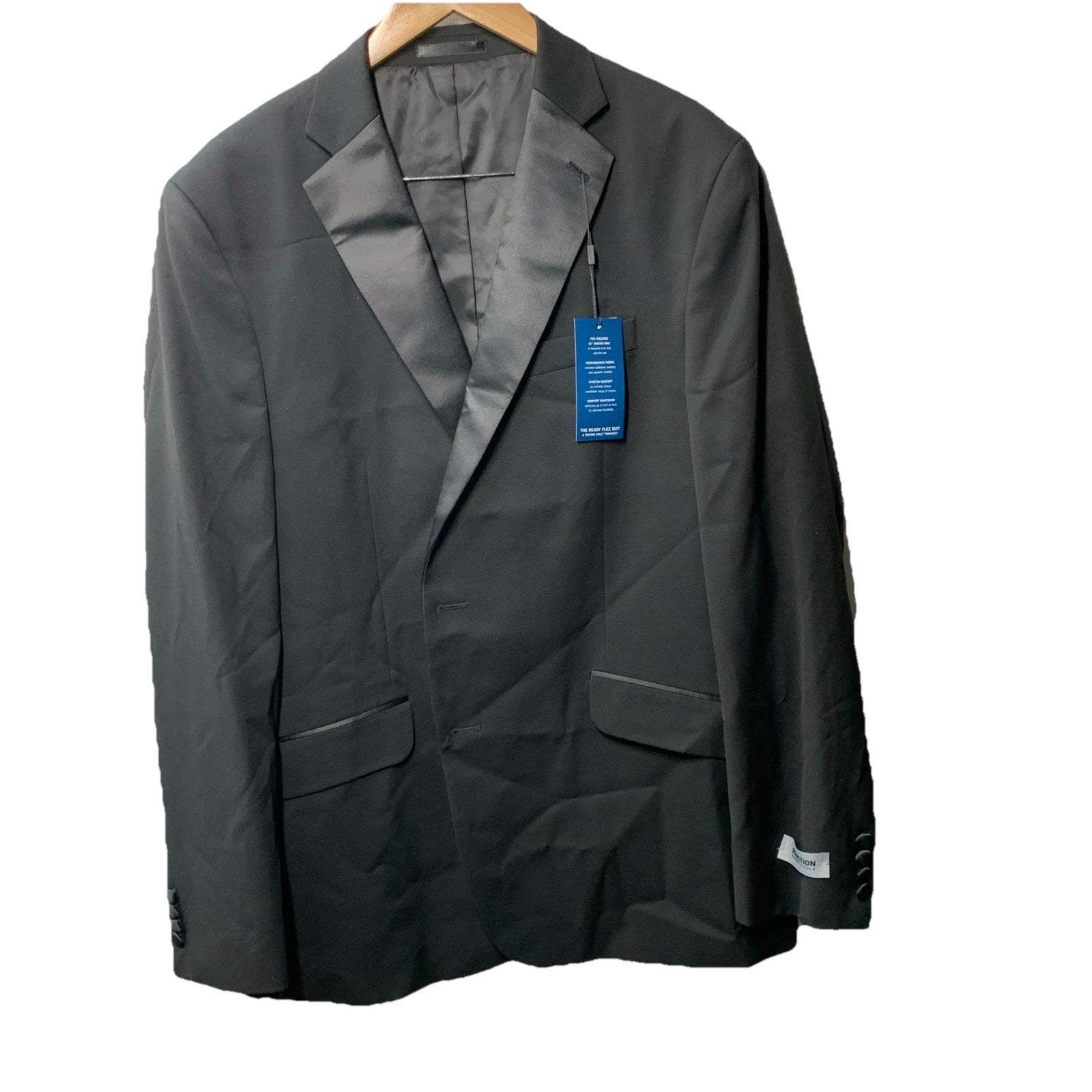 Kenneth Techni-Cole Reaction Men's Ready Flex Jacket 46L 40W 29454006-006 Black