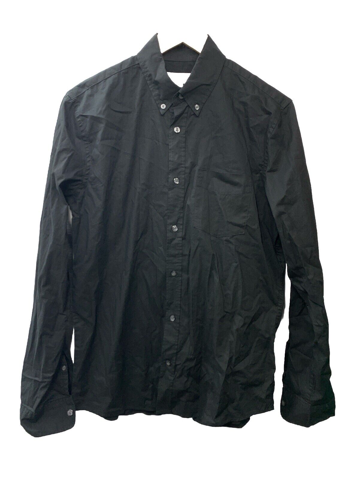 GAP Men Slim Fit Stretch Poplin Long Sleeve Button Down Shirt Size M Button-down