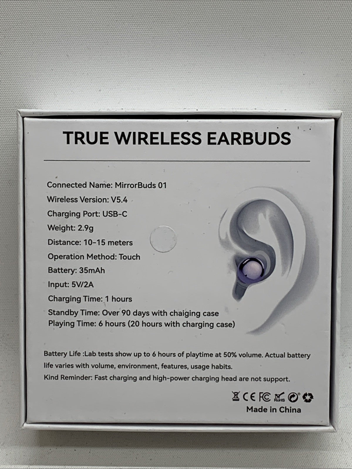 Rehoria MirriBuds 01 Wireless SleepBuds Hifi Stereo Sound for Night and Day