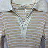GRACE KARIN Women's Long Sleeve Sweater Dress Casual V-Neck Knit Size XL Ivory