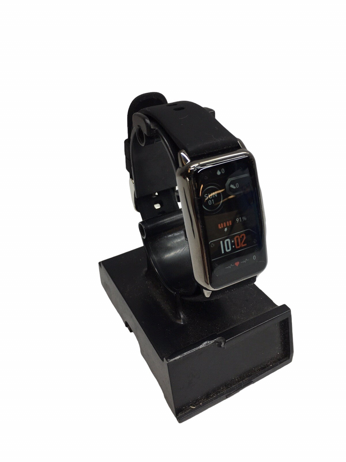 Smart Watch Fitness Tracker Monitor with Heart Rate Blood Oxygen H80-B Black