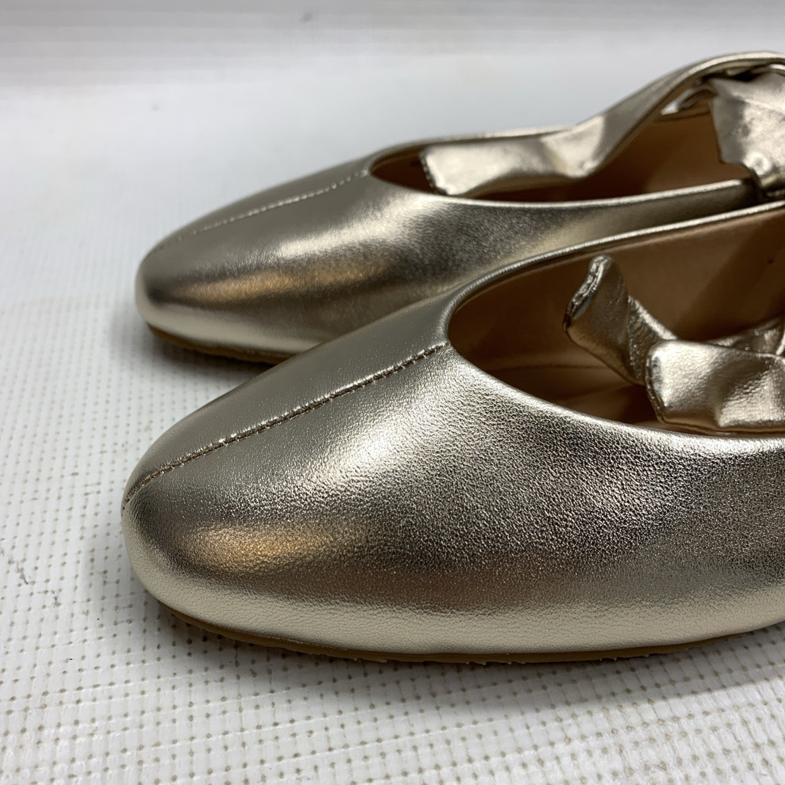 Jewel Badgley Mischka Taylore Pull-On Mary Jane Flats JW5213 Dress Shoes Size 9