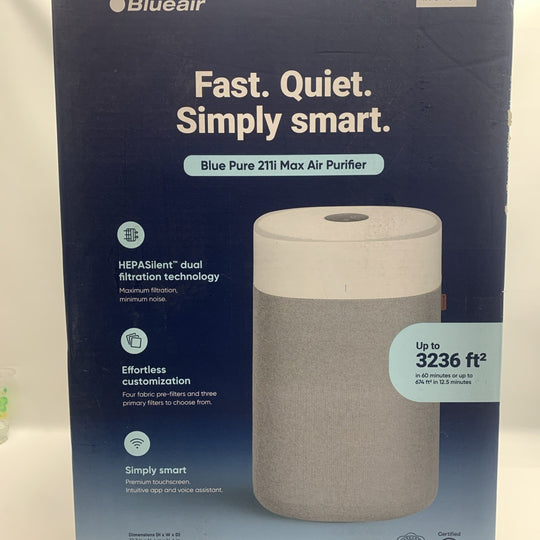 BLUEAIR Air Purifiers for Large Rooms Cleans 3,048 Sqft In One Hour, HEPA Silent