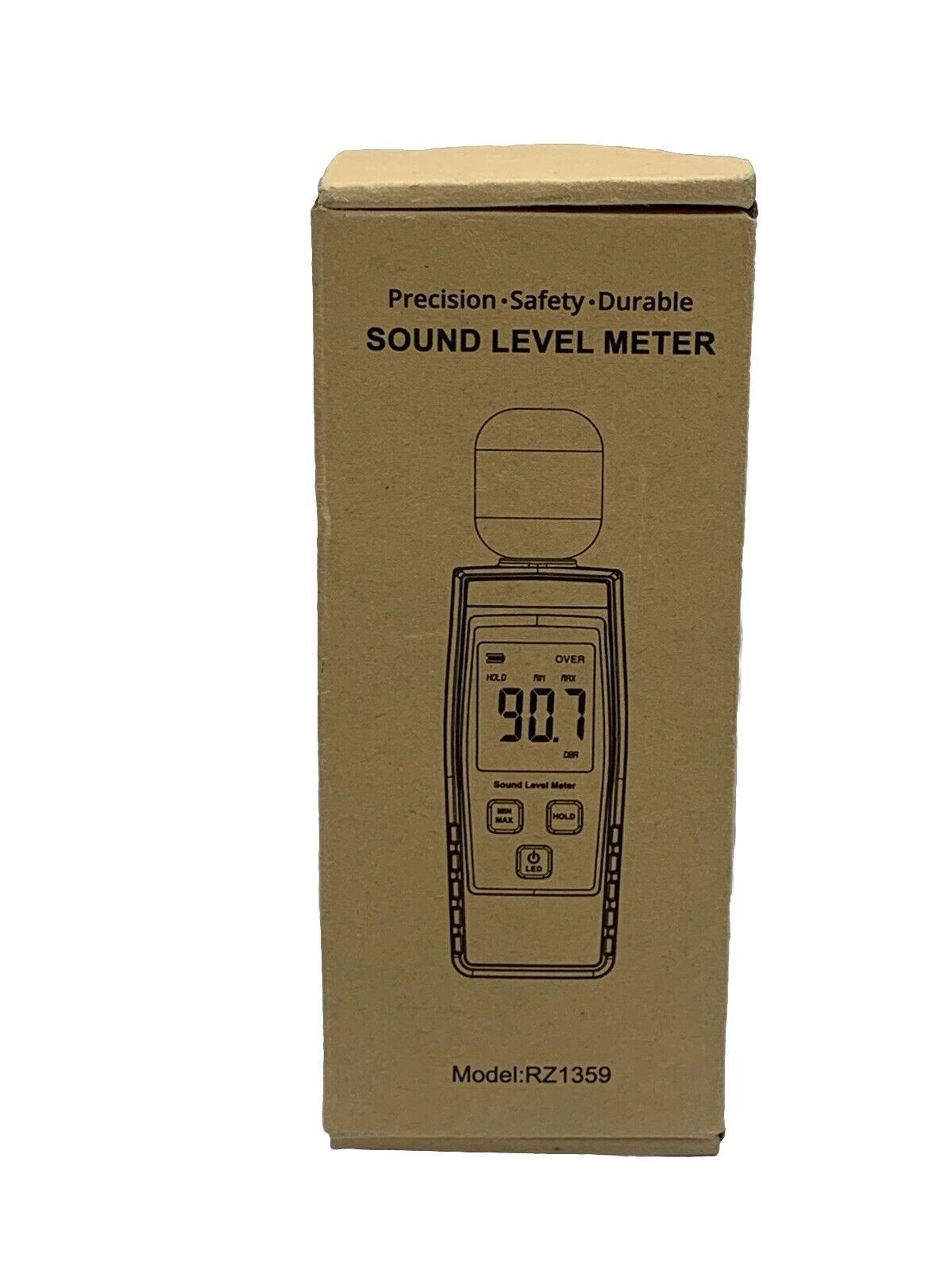 Hand-Held Sound Level Meter,V-Resourcing 30~130 dB Decibel Noise Tester Orange