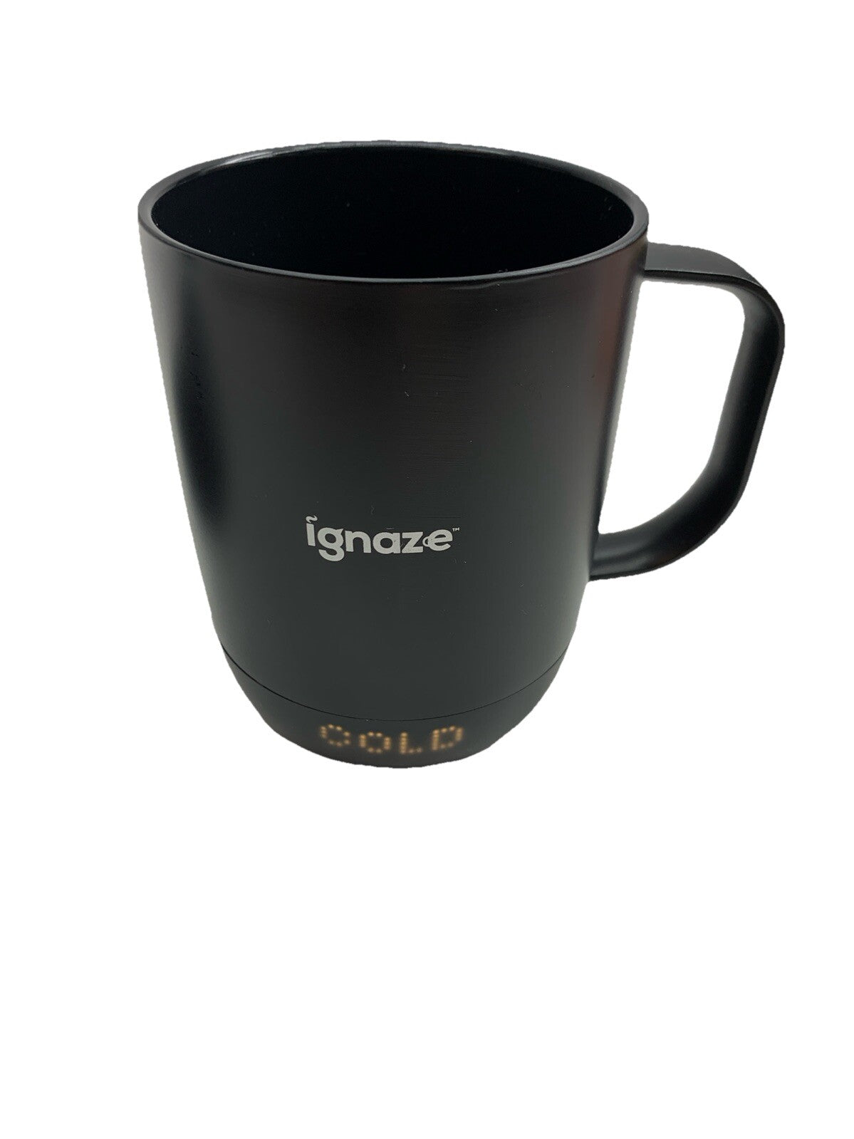 Temperature Controlled Self Heating Smart Drinking Mug ThermoTech Led 11oz Black
