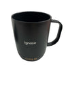 Temperature Controlled Self Heating Smart Drinking Mug ThermoTech Led 11oz Black